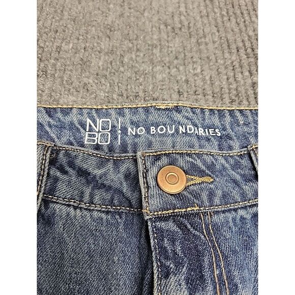 Nwt Womens‎ Size 11 Slim Straight Super High Rise Blue Jeans - Picture 3 of 7